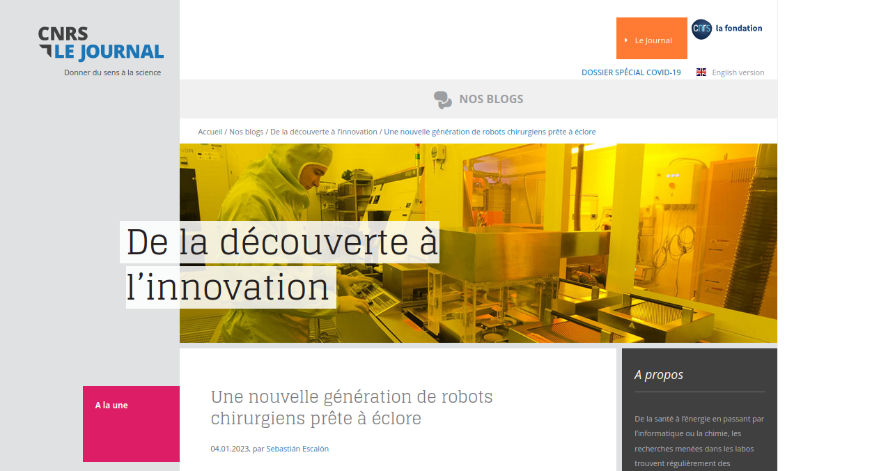 Le Journal CNRS