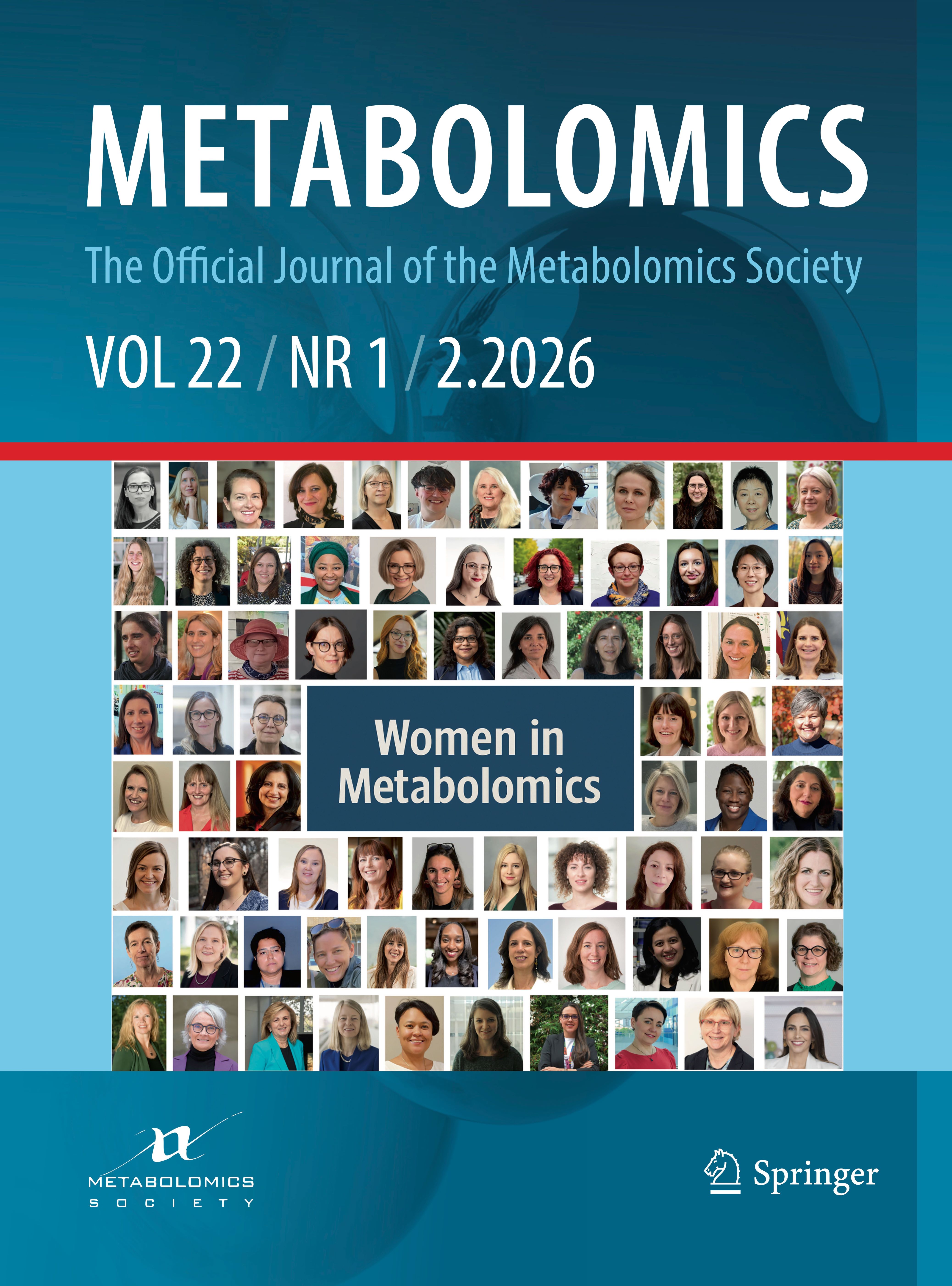 Metabolomics cover février 2026